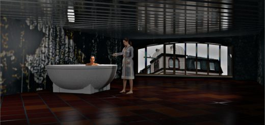 Im Badesaal: Theophil trifft Erika 4 Im Badesaal: Theophil trifft Erika 2