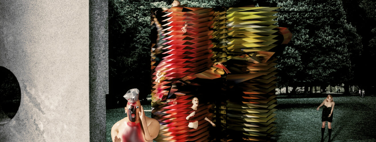 Virtuelle installation, Heidelberg schlosspark