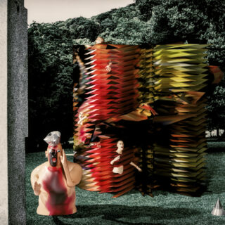 Virtuelle installation, Heidelberg schlosspark