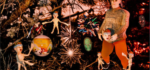 An Weihnachten endet das Leiden nicht. Surreale Grafik